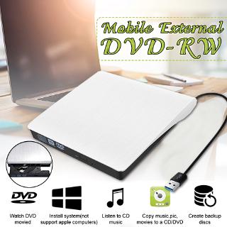 Allinone☀ USB External 3.0 DVD RW ROM CD Writer Slim Drive Burner Reader Player For Laptop