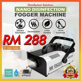 [MURAH] *READY STOCK* Nano Mist Disinfection Fogging Machine Disinfectant Smoke Machine Sanitizing Spray (900W)