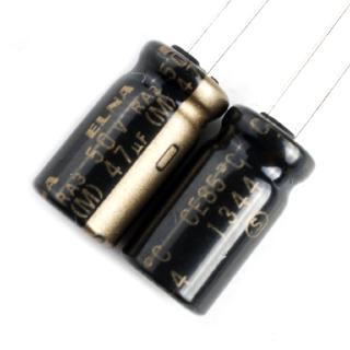 5pcs,ELNA RA3 50V 47uf Electrolytic capacitors 85°C 6x11mm