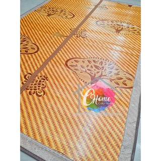 💥NEW2020💥 Karpet / Carpet Bamboo Tikar Buluh Bunga Lipat Bamboo Mat READY STOCK (1)
