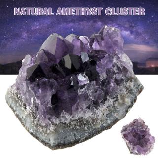 Natural Raw Amethyst Quartz Crystal Cluster Healing Stones Specimen Home Decor Crafts Acluster Quartz Crystal Healing