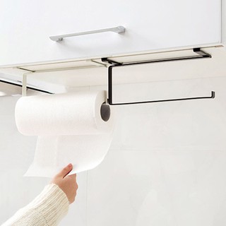 Kitchen Tissue Holder Hanging Bathroom Toilet Roll Paper Holder Rack Kitchen Cabinet Door Hook Holder