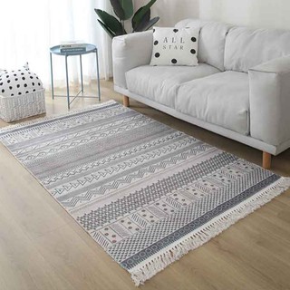 💟Free postage💟 Cotton And Linen Carpet Home Living Room Bedroom Bedside Mat Long Strip Kitchen Absorbent Door Mat Rug