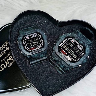 LATEST_EDITION_G_SHOCK_FLORA_COUPLE WATCHES with box