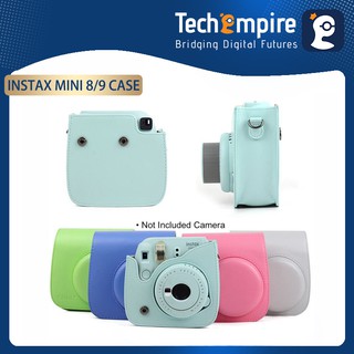 Instax Mini 8 / 9 Leather Case / Leather Cover / Leather Bag / with Strap for Fujifilm Instax Mini 8 / 9 Instant Camera