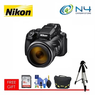 Nikon Coolpix P1000 + SD Card (16GB) + Cleaning Kit + Nikon Bag + Tripod ( READY STOCK )