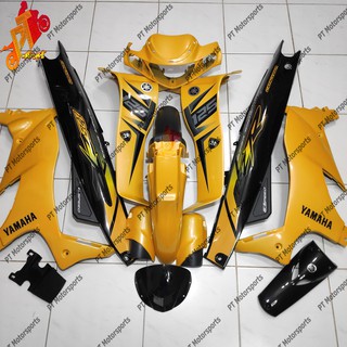 Yamaha 125ZR Cover Set Yellow Black - Kuning DiRaja 20TH Anniversary Yellow