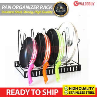 Pan Organizer Rack - Stainless Steel, Strong, High Quality