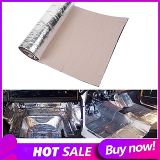 【Top Store】Car Sound Proofing 100x40cm Deadening Insulation Heat Shield Foam Mat 10mm (1)