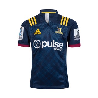 Highlanders 2018 Home Super Rugby S/S Rugby Shirt Size:S-3XL