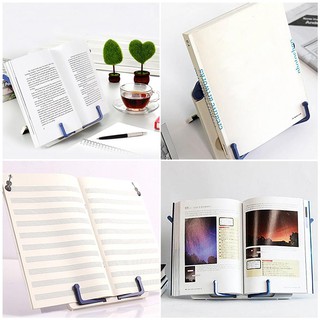 fa Portable Reading Stand Books Recipe Shelf Folding Cookbook Holder Organizer