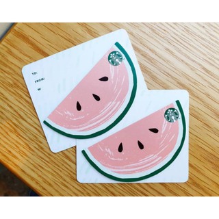 Starbucks Korea Limited Edition Watermelon Card