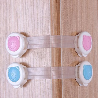 🔶SF🔶New Baby Kids Safety Security Lock Sticky Bear Drawer Closet Home Infant Safety Care