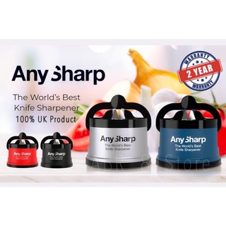 [FREE SHIPPING] NEW COLOR !! Knife Sharpener Pengasah Penajam Pisau AnySharp 💯% Brand from UK/HQ [READY STOCK]