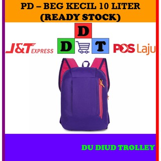 🎒PD-READY STOCK🎒BEG KECIL 10 LITER UNISEX 10 LITRE TRAVEL TACTICAL PORTABLE BAG OUTDOOR ACTIVITY.