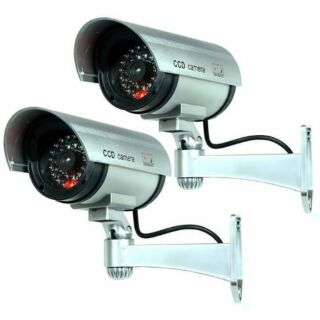 Dummy CCTV CAMERA With Flashing LED Light.