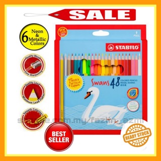 💥 Stabilo Swans Colour Pencils Neon & Metallic 💥
