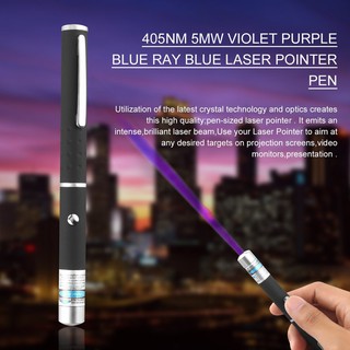 Laser Pointer Pen Beam Light 5mw 405nm Professional Lazer