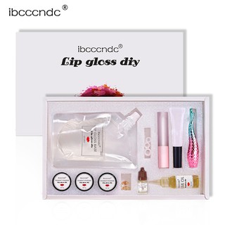 ibcccndc Diy Lip Gloss Kit Moisturizing Lip Gloss Base Versagel Long Lasting Lip Glaze Tube DIY Lipgloss Tints Cosmetics Makeup Set