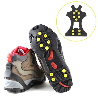 Cleats Over Shoes Studded Snow Ice Grips Anti Slip Crampons