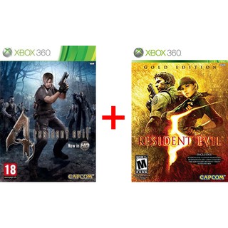 Xbox 360 Resident Evil 4 + Resident Evil 5 Gold Edition