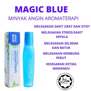 Magic Blue Minyak Angin Bidara Aromaterapi-lenguh badan dan kembung.Agen Id:012547