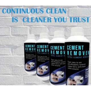Total simen remover hilang simen karat mosaic tiles tandas cement remover cement cleaner cement stain remover 1 liter