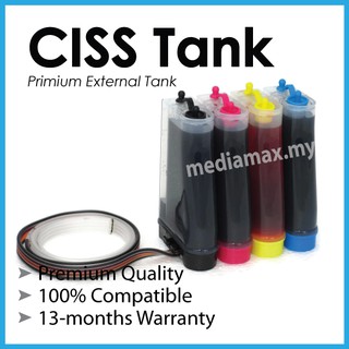 External Tank 4 Color CISS 100ml Printer Countinues Ink Supply System with Ink