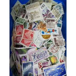 100 pcs，Germany random pick, no repeat, used stamps