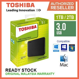 Toshiba Canvio 500GB 1TB 2TB Portable External Hard Drive Hard Disk Storage