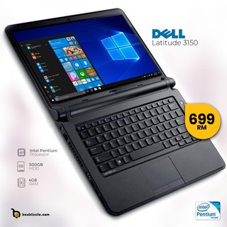 DELL LATITUDE 3160 LAPTOP,TOUCH SCREEN,4GB RAM, 500 GB HDD,WEBCAM,WINDOWS 10,13.1 INCH AND MORE..