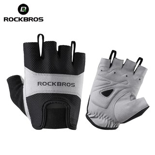 ROCKBROS Half Finger Gloves Summer Breathable Ultralight