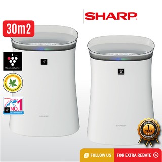 Sharp 320sqft 30m² Plasmacluster Air Purifier FPF40LW [Buy 1 Free 1]