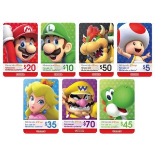 Nintendo eShop Gift Card (USD) Switch/Wii U/3DS