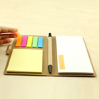 Multi-function Sticky Notes Portable Notebook Self-stick Notepad with pen