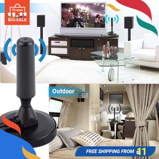 High Definition Digital Freeview Indoor TV Antenna Aerial Ariel with Magnetic