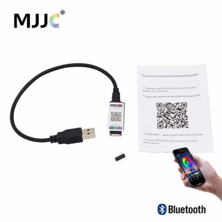 USB RGB Bluetooth LED Strip Light Controller DC 5V Mini Music Android IOS App