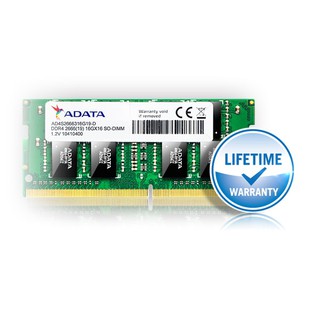 ADATA SODIMM DDR4 2400MHZ/2666MHZ/3200MHZ 8GB/16GB/32GB FOR NOTEBOOK