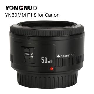 YONGNUO YN50mm YN50 F1.8 EF EOS 50MM AF MF Camera Lens For Canon Rebel T6 EOS 700D 750D 800D 5D Mark II IV 10D 1300D