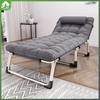 Folding bed single bed home adult lunch break bed nap recliner folding office simple bed
