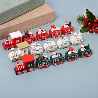 NEW Christmas Decorations cartoon creative children gifts Christmas little train window table top Christmas decorations