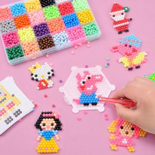 Children's puzzle water mist magic beads toy diy handmade water mist magic beads boy girl children toys