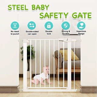Baby Kids Child Children Safety Guard Doorway Stairs Staircase Fence Security Lock Door Gate / Pintu Pagar Bayi O248