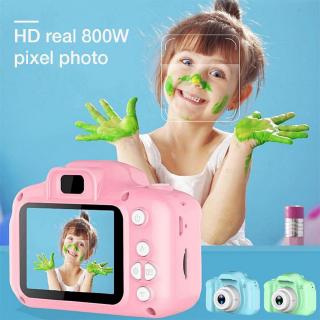 Mini Cute Children Camera Cartoon Take Picture Video Camera 1080P HD Kids Photograph Digital Camera Recorder Timed Shooting For Boys Girls Student Best Birthday Gifts