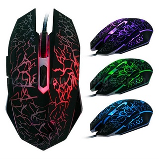 🔥READY STOCK! 6-button 7-color Light USB Wired Mouse Wrangler Office Gaming Mouse for PC Laptop Gaming Accessories Laptop Accessories