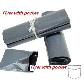 FLYER Plastic courier bag with pocket (S 16*32cm / M 28*42cm) call 0133997780
