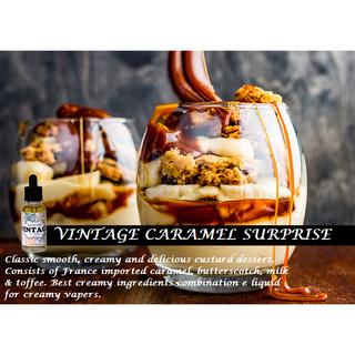 Vintage Premium Creamy Series E Liquid / E Juice & Vape - CARAMEL SURPRISE