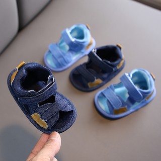 New Baby Boys Kids Splice Color Hollow Out Anti-skid Casual Canvas Cack Shoes