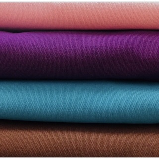 Plain colour cotton canvas fabric/ kain diy cloth
