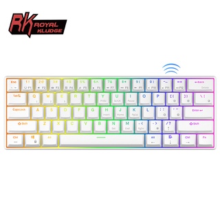 RK61 Royal Kludge Bluetooth 3.0 & USB C Dual Mode RGB Backlit Mechanical Keyboard (1)